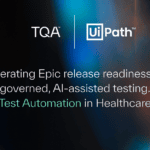 Image displaying TQA logo and UiPath logo for a Test Automation Learning Session